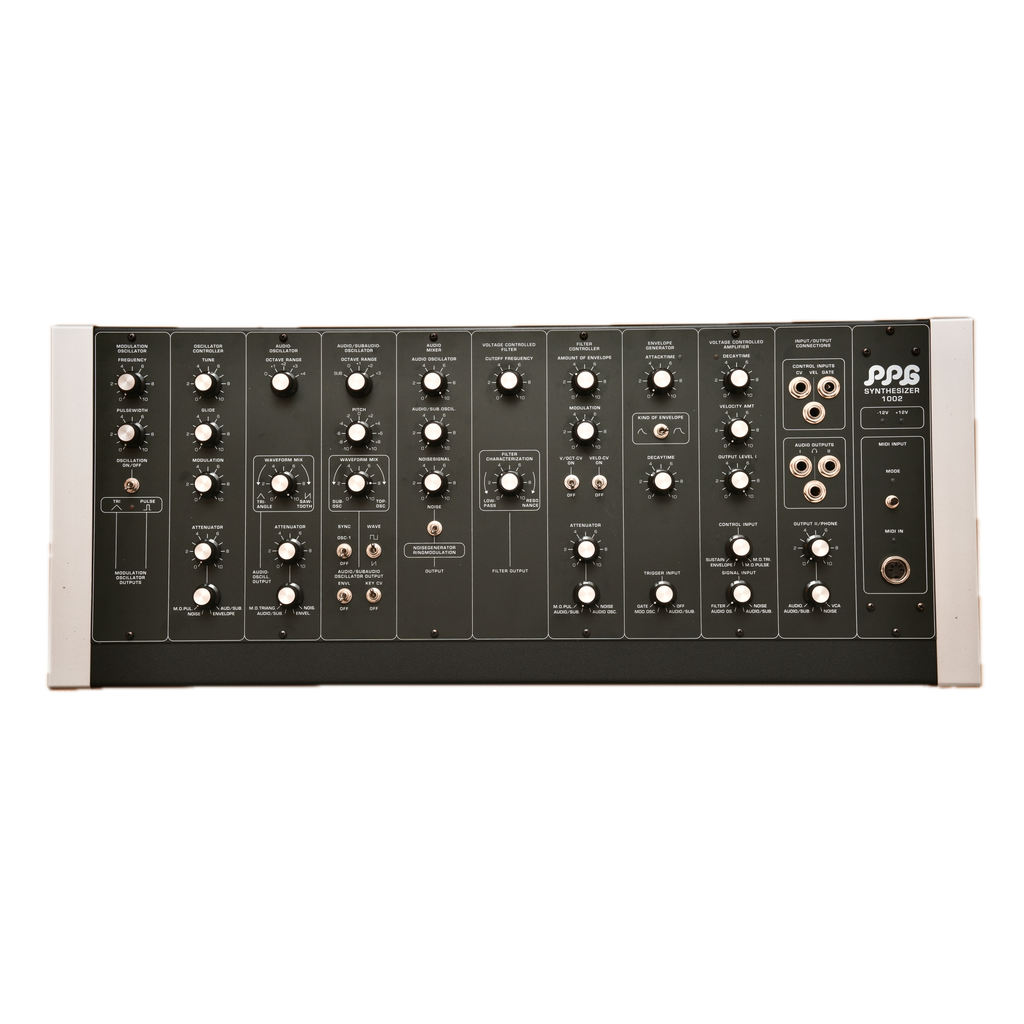 PPG 1002 Mk2 analoger Synthesizer im klassischen Konsolengehäuse