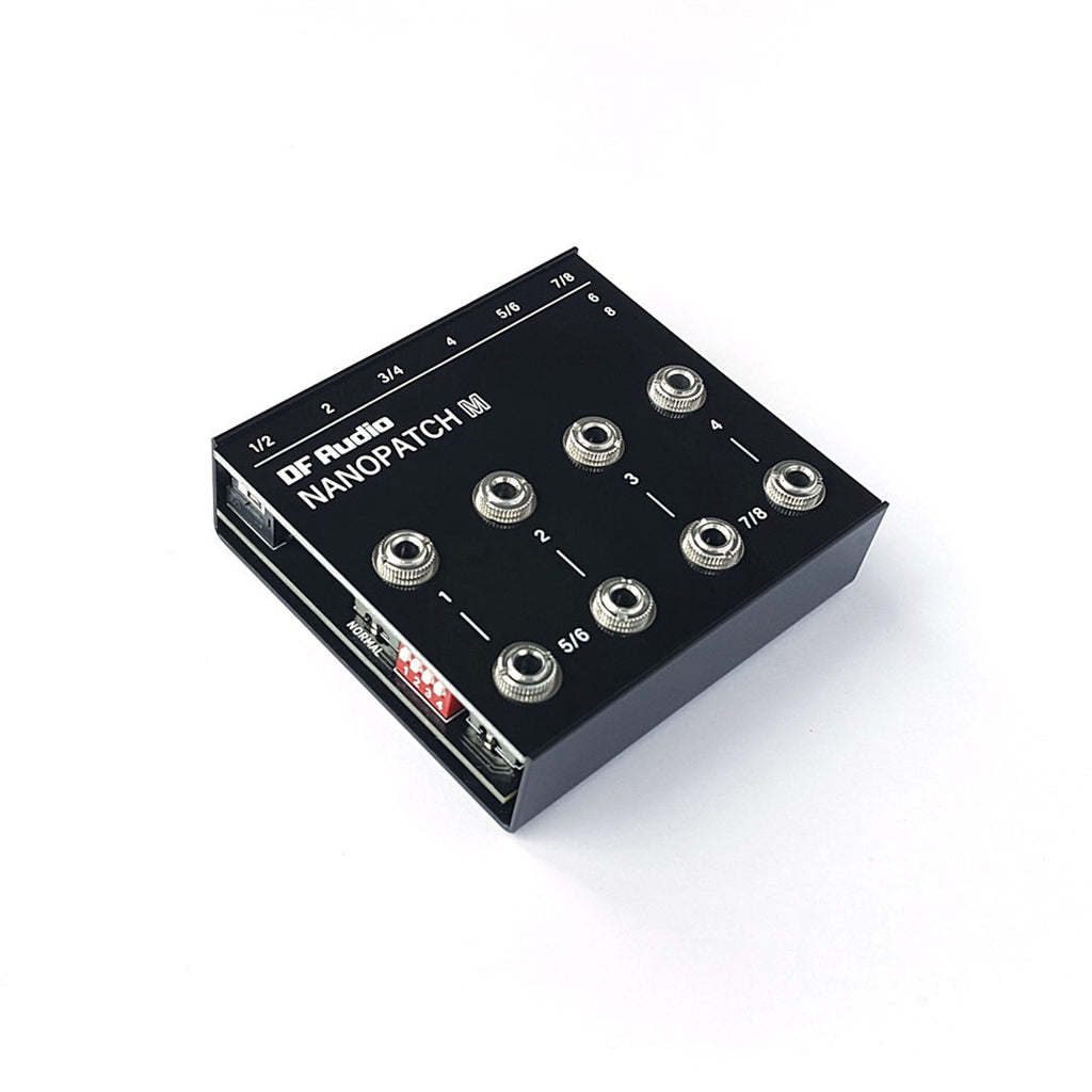 DF Audio Nanopatch M Patchbay, Schrägansicht