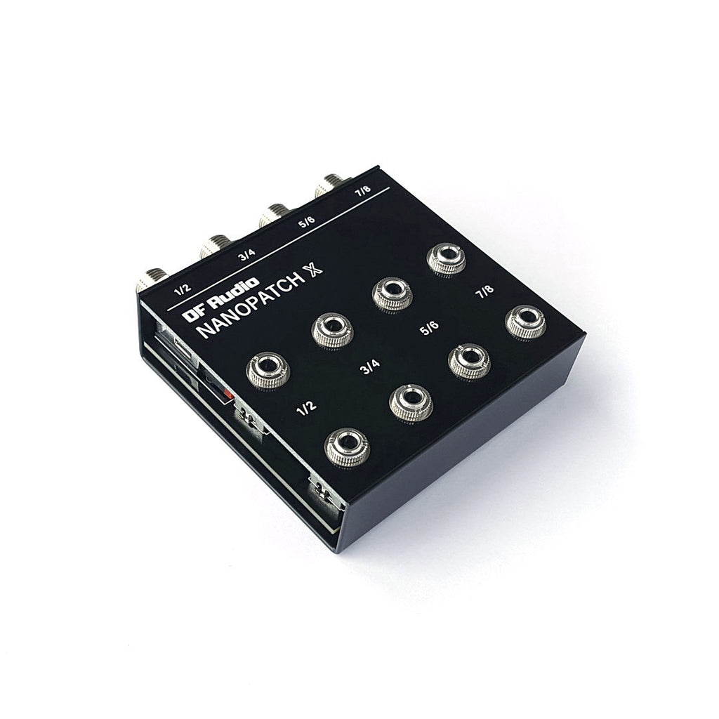 DF Audio Nanopatch X Patchbay, Schrägansicht