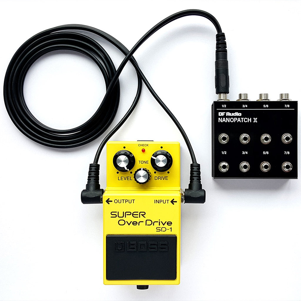 DF Audio Nanopatch X mit Effektpedal