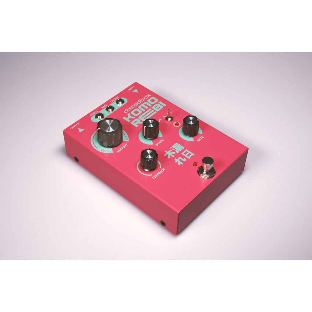 Dreadbox Komorebi Chorus-Flanger-Pedal, Schrägansicht von links