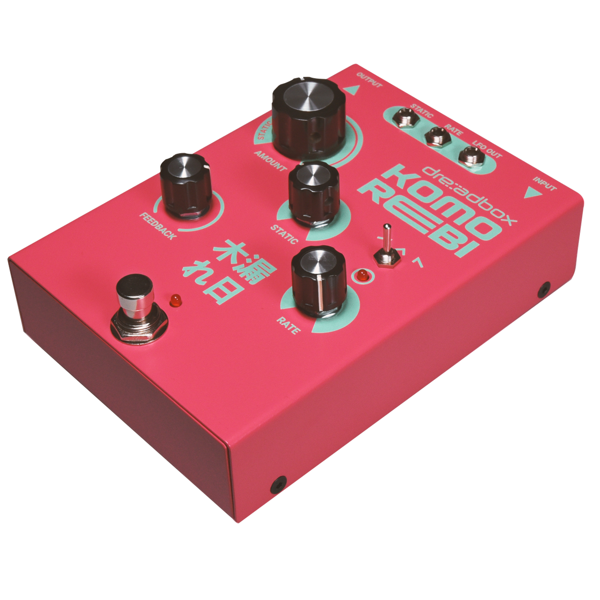 Dreadbox Komorebi Chorus-Flanger-Pedal, Schrägansicht von rechts
