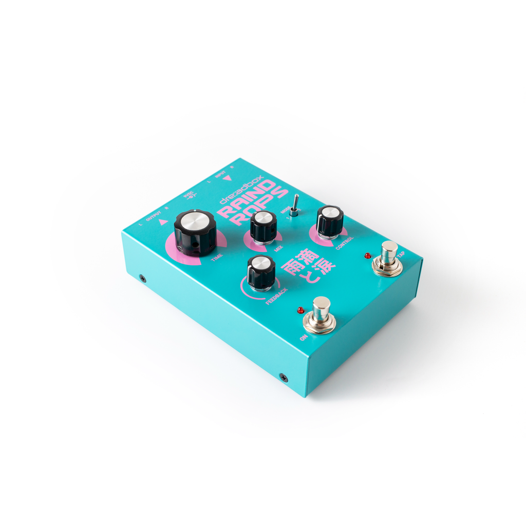 Dreadbox Raindrops Pedal, Schrägansicht
